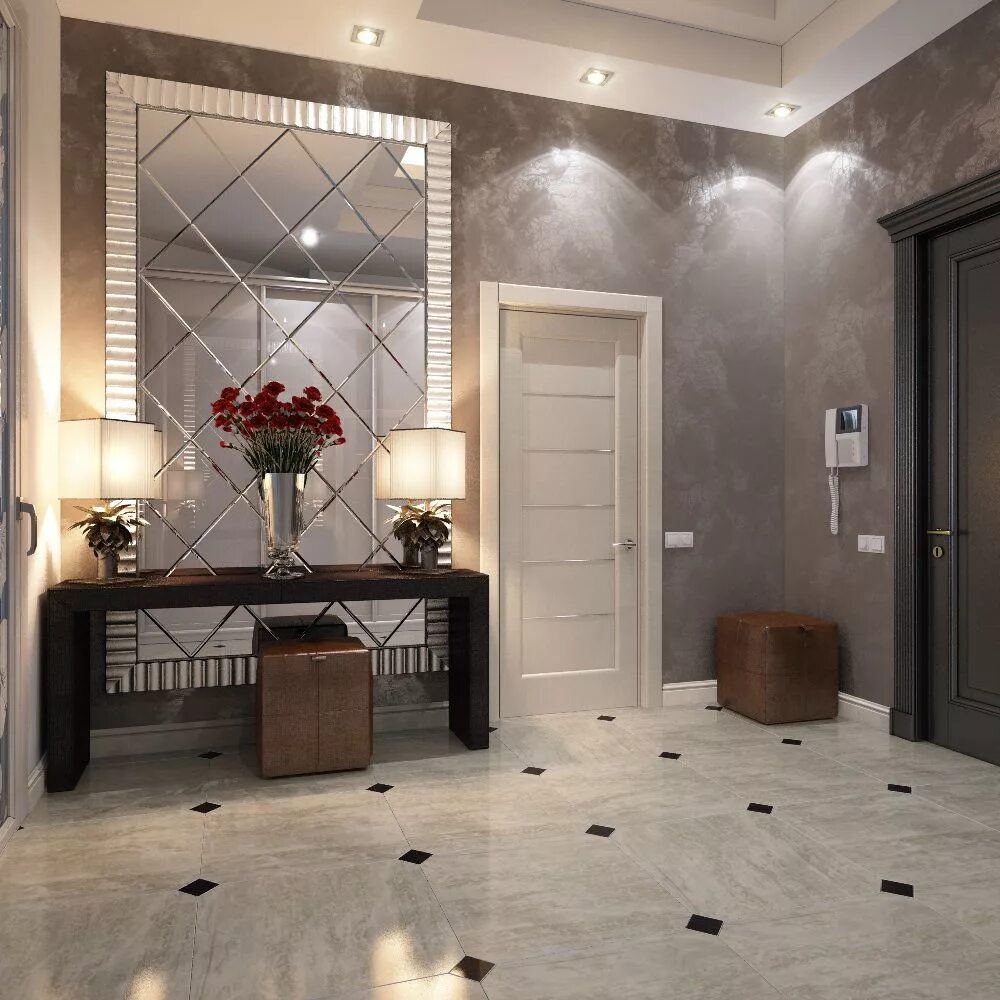 Плитка в интерьере прихожей на стенах Home entrance decor, Tuscan home decorating, Home