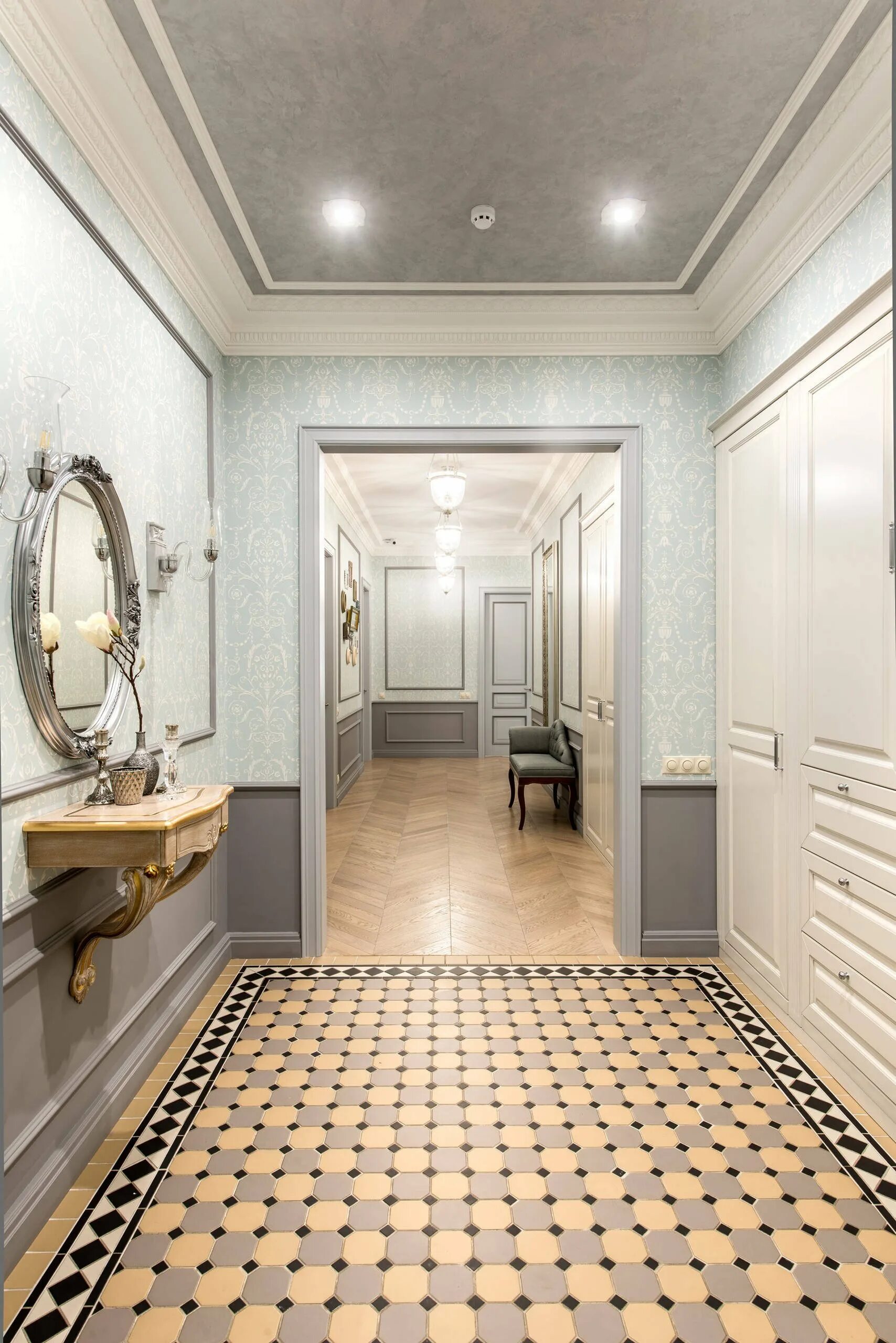 Плитка в коридоре квартиры фото Коридор плитка дизайн