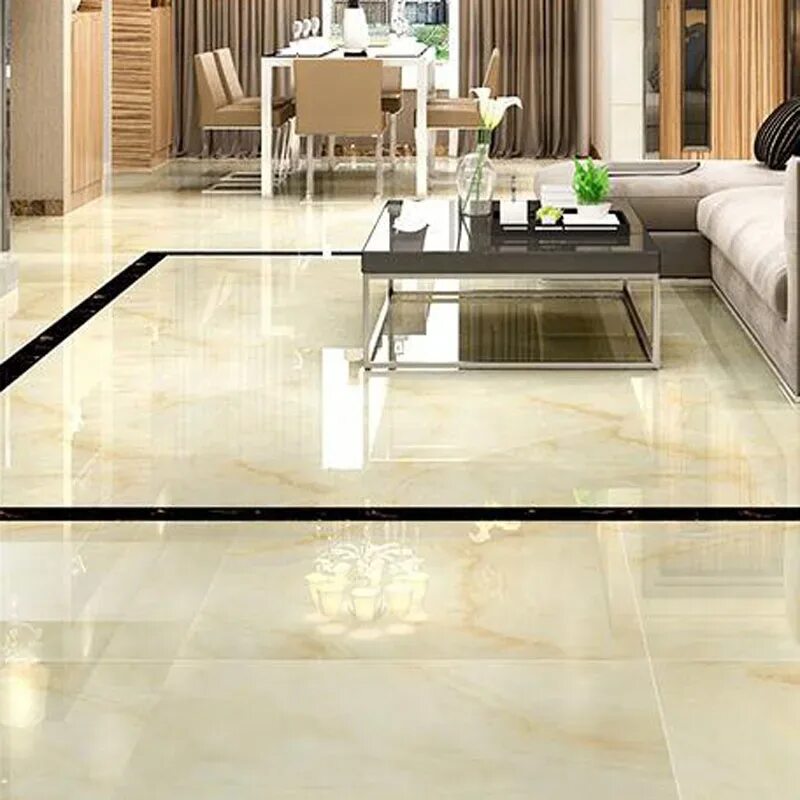 Плитка в квартире на полу фото High Glossy Ceramic Tiles Microcrystalline Stone Floor Tile Living Room Tv Backg