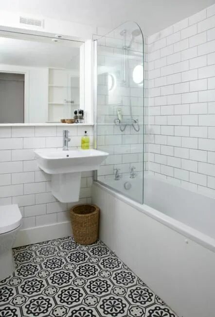 Плитка в маленькой ванной дизайн Small Bathroom Tiles, Old Design Trends Making Their Comeback Small bathroom til