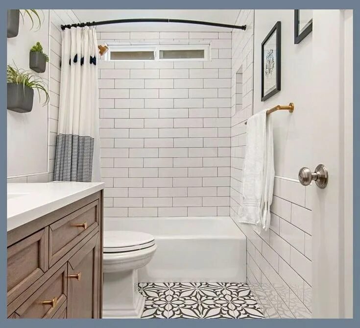 Плитка в маленькой ванной дизайн 40 Affordable Bathroom Remodel Design Ideas Simple Bathroom Remodel Ideas For Sm
