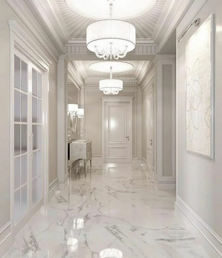 Плитка в прихожей современный дизайн Marble floors - the noble beauty of natural stone in home interiors Home room de