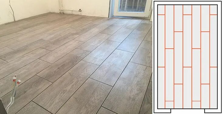 Плитка в разбежку фото укладка плитки на пол в разбежку со смещением Tile floor, Flooring, Tiles