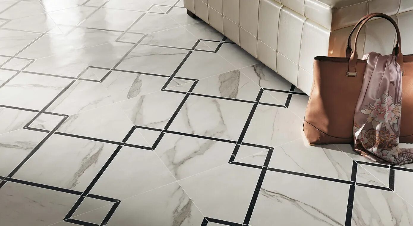 Плитка в ростове фото Мозаика Fap Ceramiche Roma Statuario Brick Mosaico 30x30 матовый fMAF Керамика Р
