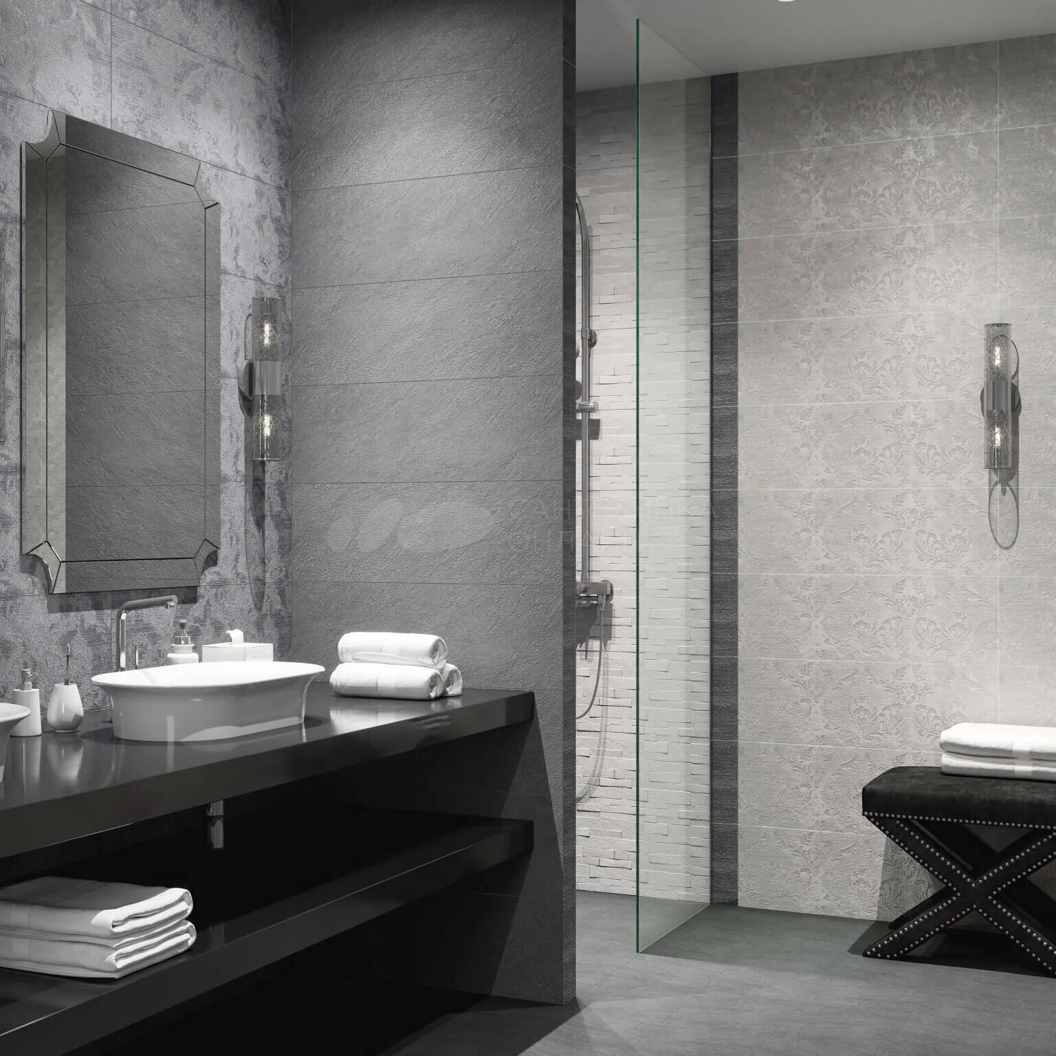 Плитка в серых тонах фото Коллекция плитки Kerama Marazzi Гренель в Архангельске - купить в интернет магаз