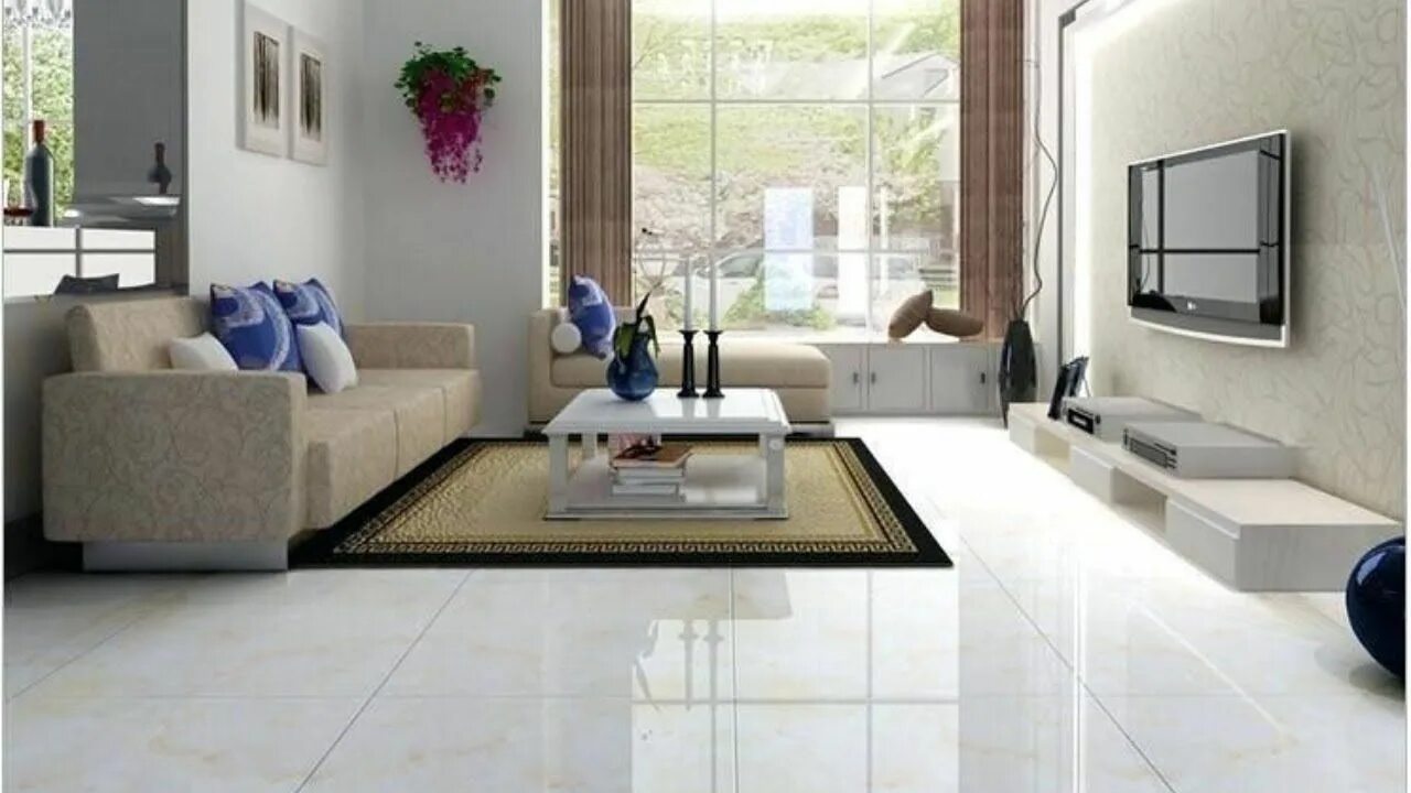 Плитка в современном интерьере Modern Floor Tile Design Ideas for Living Room Tile floor living room, Living ro