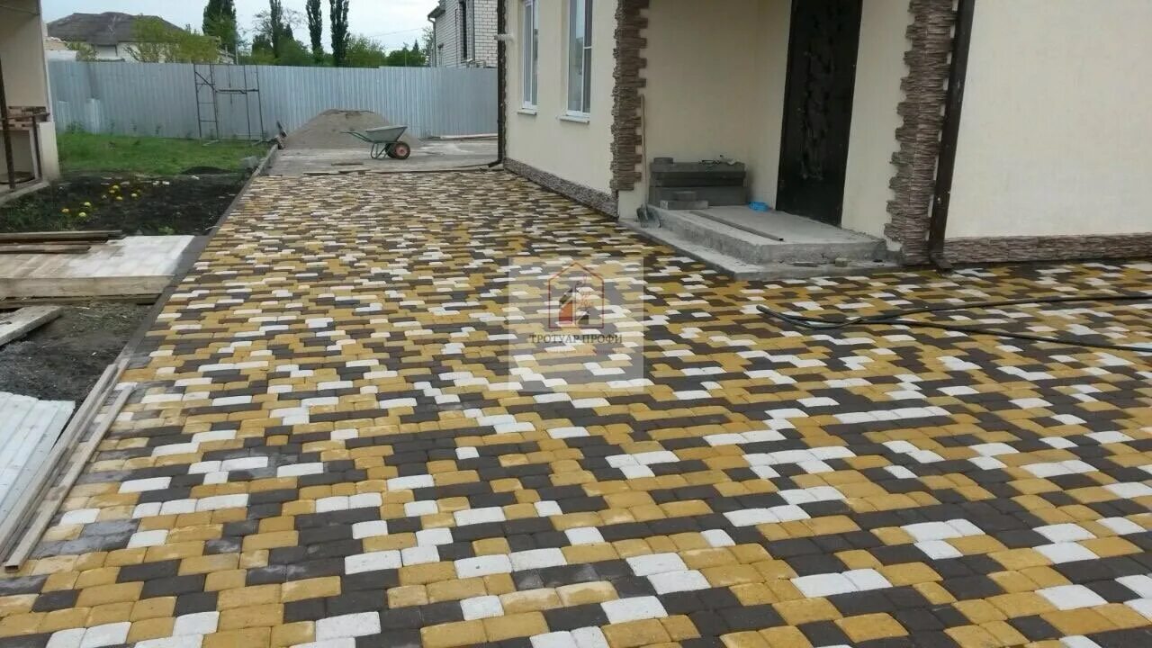 Плитка в ставрополе фото Тротуарная плитка вибропрессованная - Пушкино Под ключ