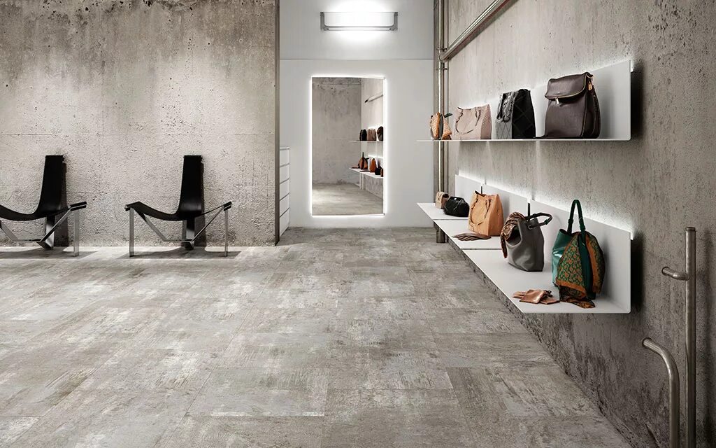 Плитка в стиле лофт Cast Iron Oxidum Natural 59.55x119.3 Керамогранит Apavisa Porcelanico, Испания -