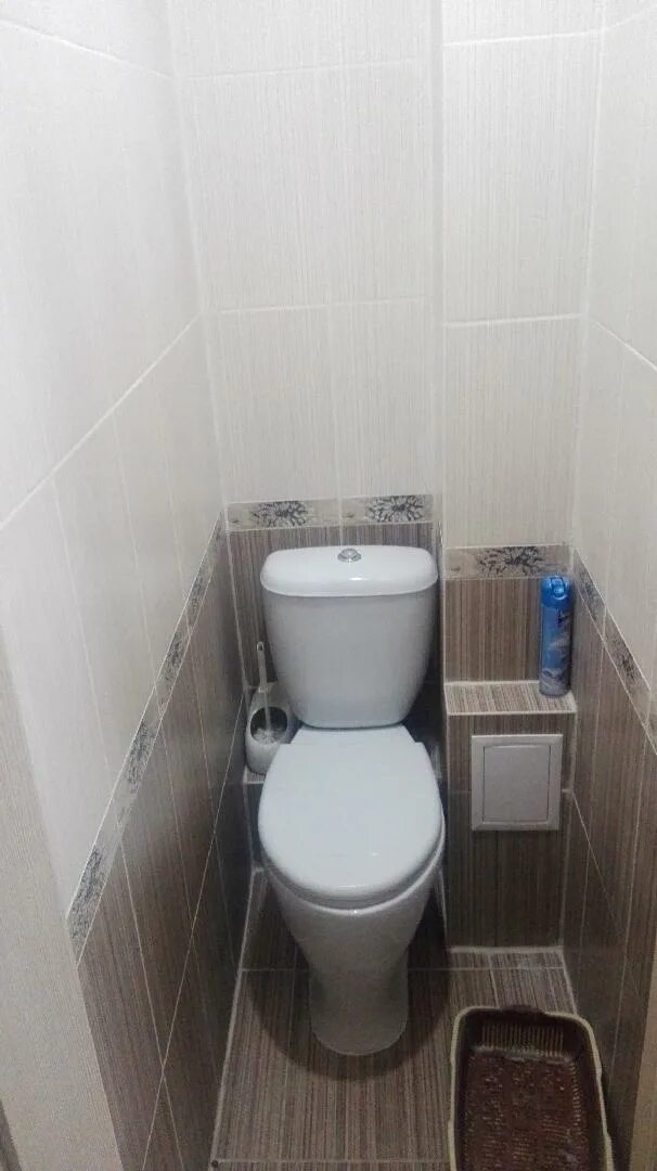 Плитка в туалет фото хрущевка Фотографии работы: Ремонт туалета облицовка плитки