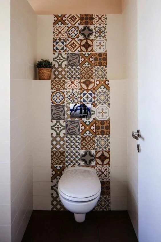 Плитка в туалет на стены фото 54 Makeover Ideas Using Geometric Designs - To Give Your Dull Walls Some Life Ev