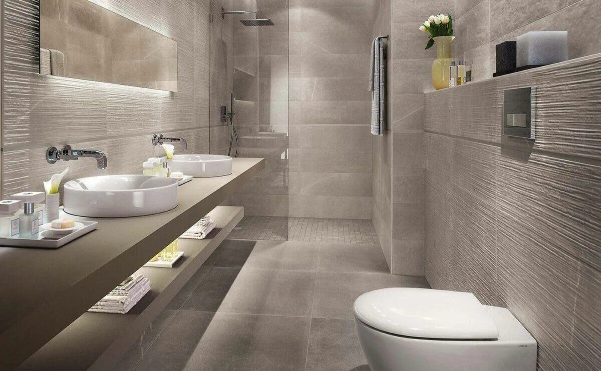 Плитка в ванной дизайн в квартире Коллекция FAP Ceramiche Maku - интернет-магазин Отделкино City