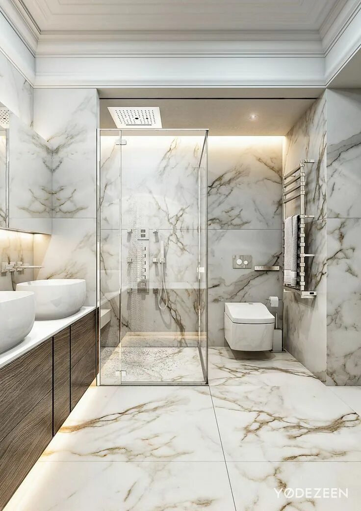 Плитка в ванной дизайна интерьера Image result for YODEZEEN BATHROOM DARK MARBLE Bathroom interior, Bathroom inter