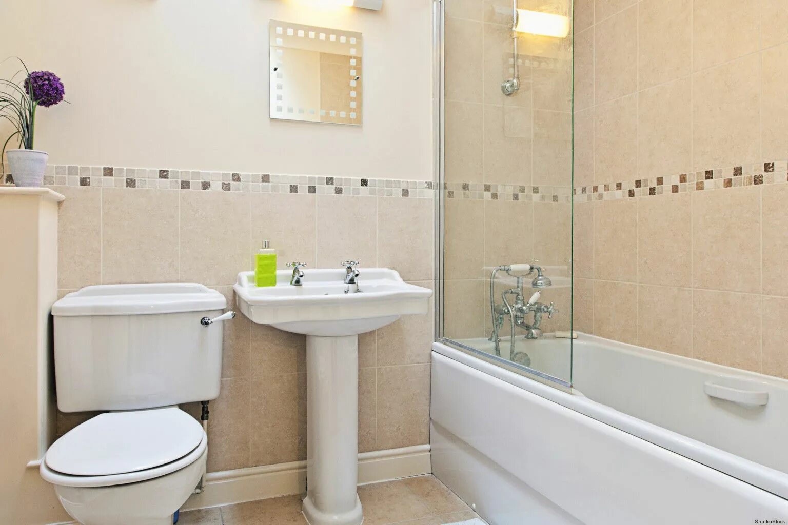 Плитка в ванной фото хрущевки The Best Ways To Spring Clean Your Bathroom