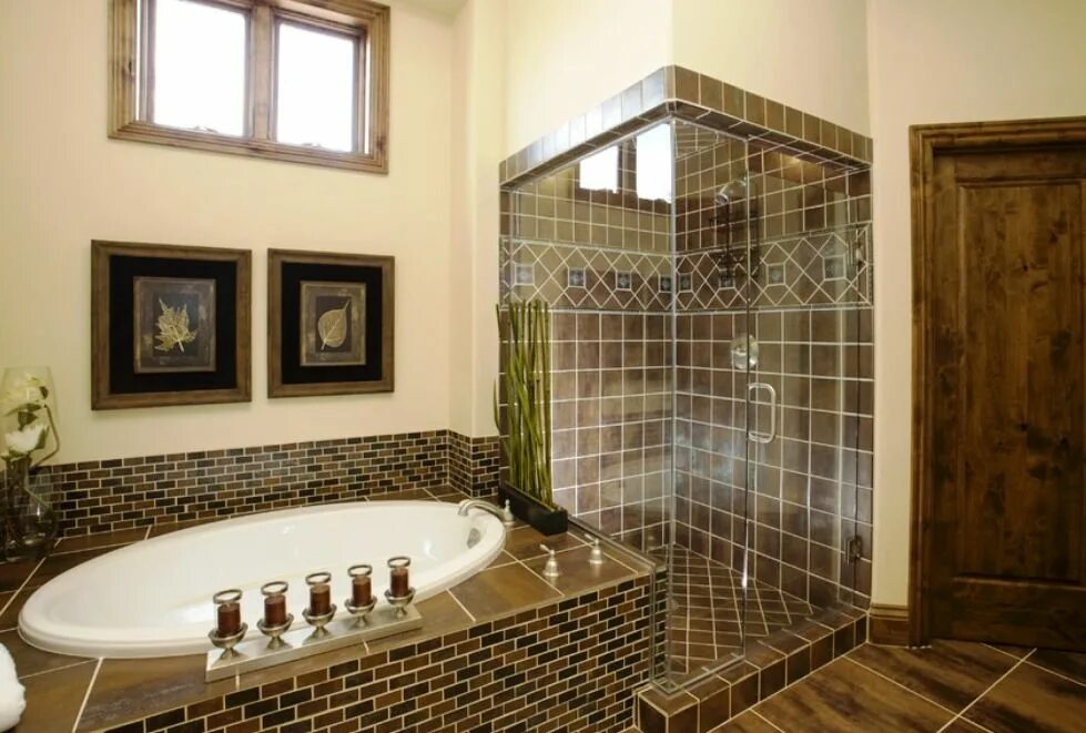 Плитка в ванной комнате частного дома фото Home Improvement Archives Eclectic bathroom design, Bathroom design, Eclectic ba