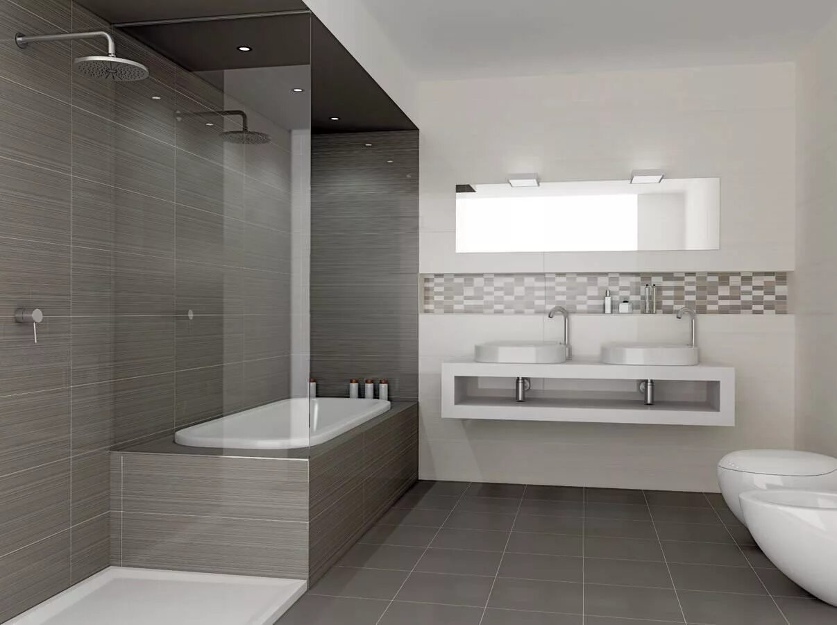 Плитка в ванной комнате фото в современном Bathroom wall tile design, Bathroom design, Amazing bathrooms