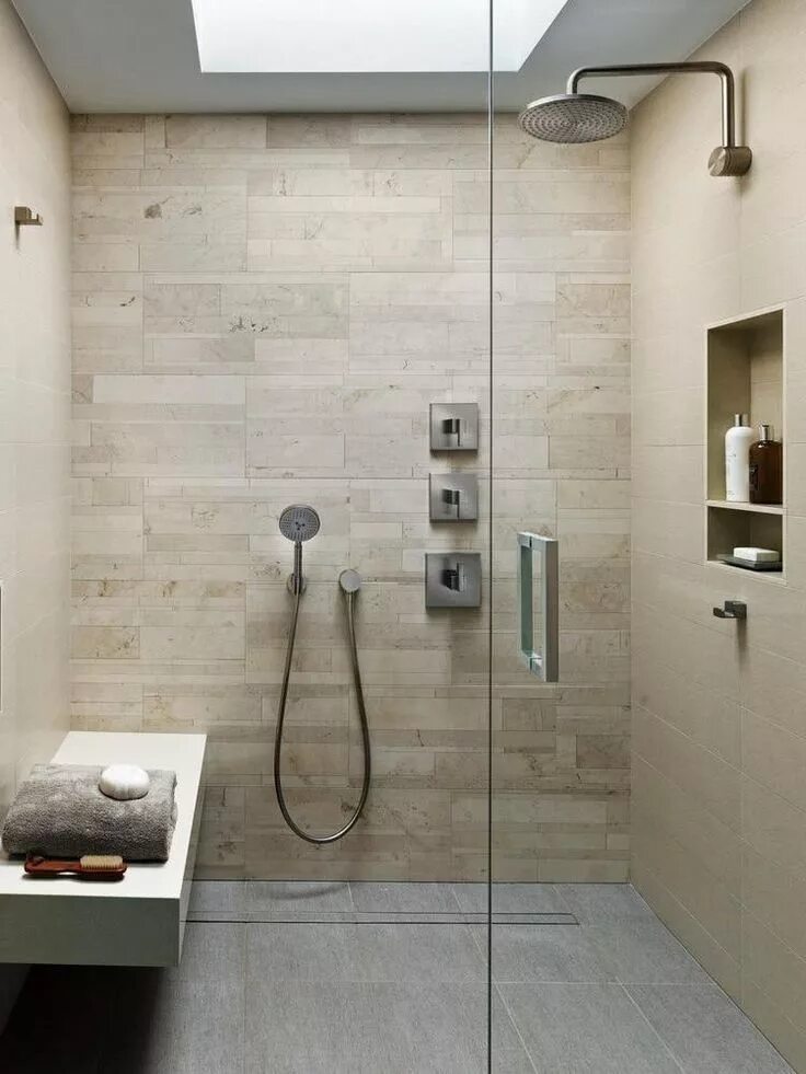Плитка в ванной с душевой фото Styles and Tips for Bathroom Design Trends 2019 - Interior Decor Trends #ZenBath