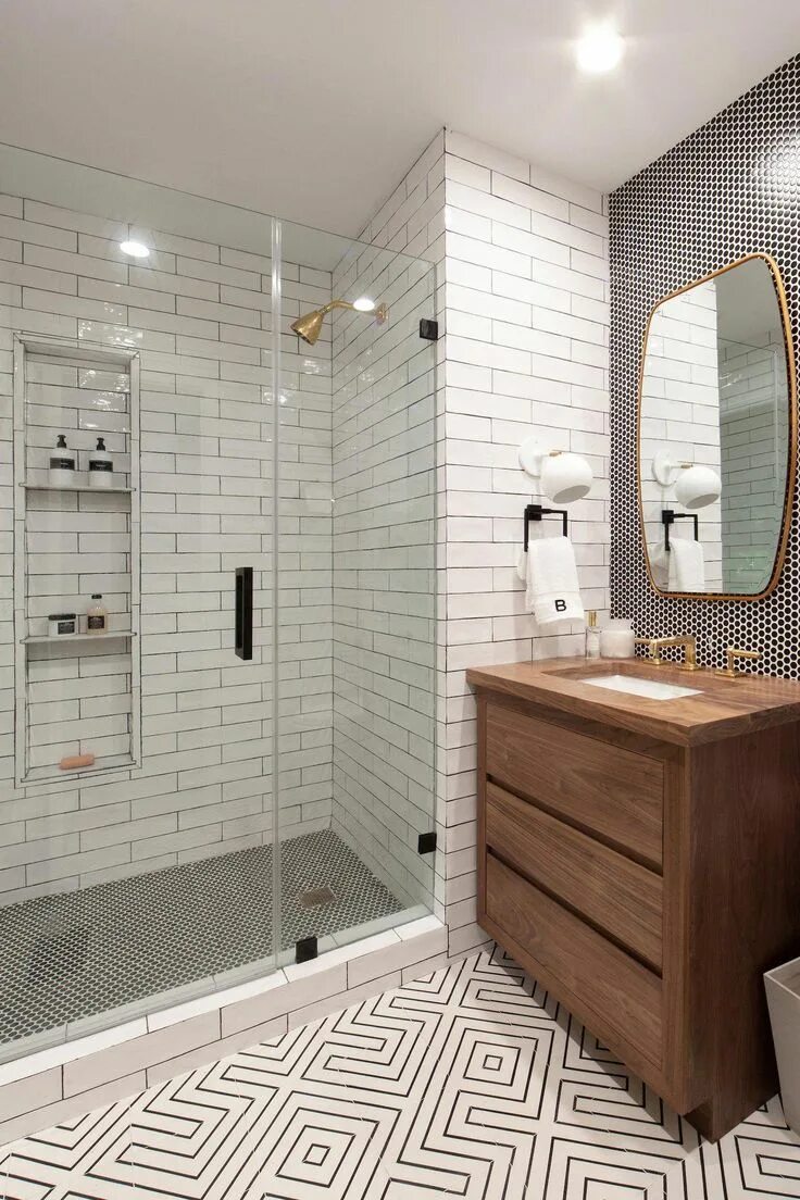Плитка в ванной с душевой фото Cle Tile ZEnith #bathroommakeover Bathroom makeover, Bathroom interior design, B