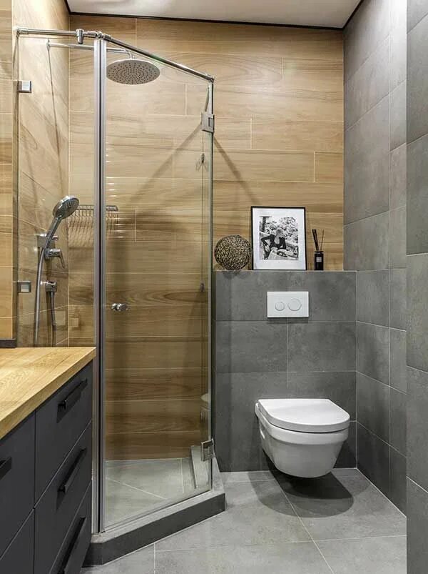 Плитка в ванной с душевой фото Banheiro Bege: 51 Decorações INACREDITÁVEIS e Inspiradoras! Роскошные ванные ком