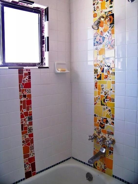 Плитка в ванной своими руками фото Мозаика в интерьере Mosaic decor, Mosaic bathroom tile, Mosaic bathroom