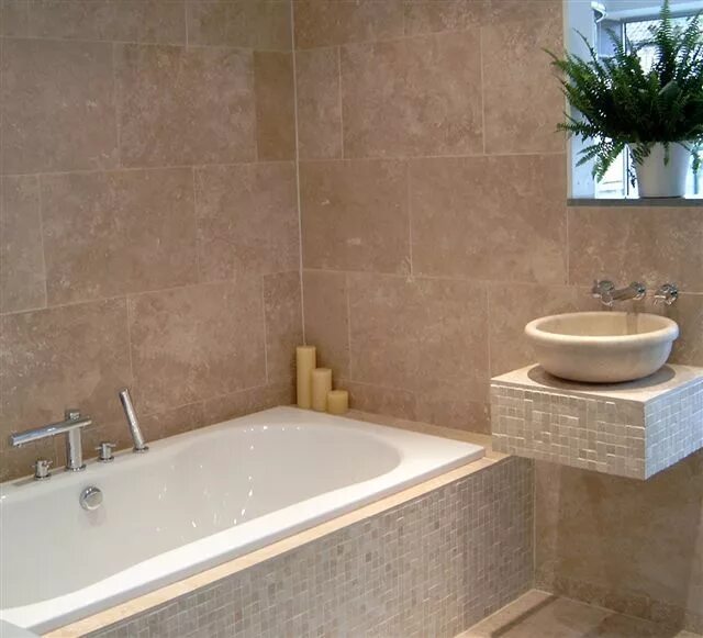 Плитка в ванну на стену фото Wall Tiles Wellington Tile Travertine wall tiles, Bathroom wall tile, Bathroom d