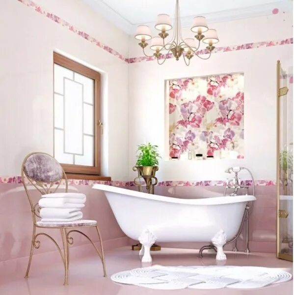 Плитка в ванну с цветами фото Плитка Orquideas Purpura (Tecniceramica), купить коллекцию Orquideas Purpura в М
