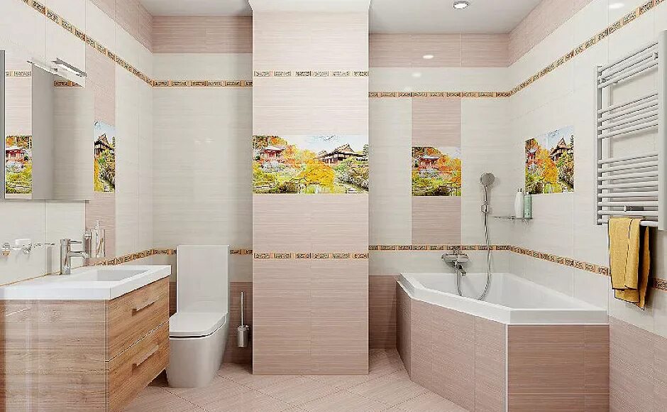 Плитка в ванную каталог фото Коллекция Laparet Japan - интернет-магазин Отделкино City