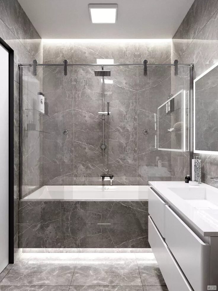 Плитка в ванную комнату серая дизайн фото Pin on СУ Бюджетный Bathroom furniture storage, Bathroom interior design, Gray b