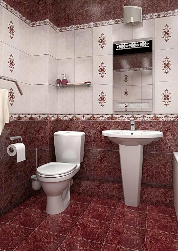 Плитка ванна туалет цена фото Настенная плитка Уралкерамика ПО7УЛ003 249x364: цена, фото в интернет-магазине -