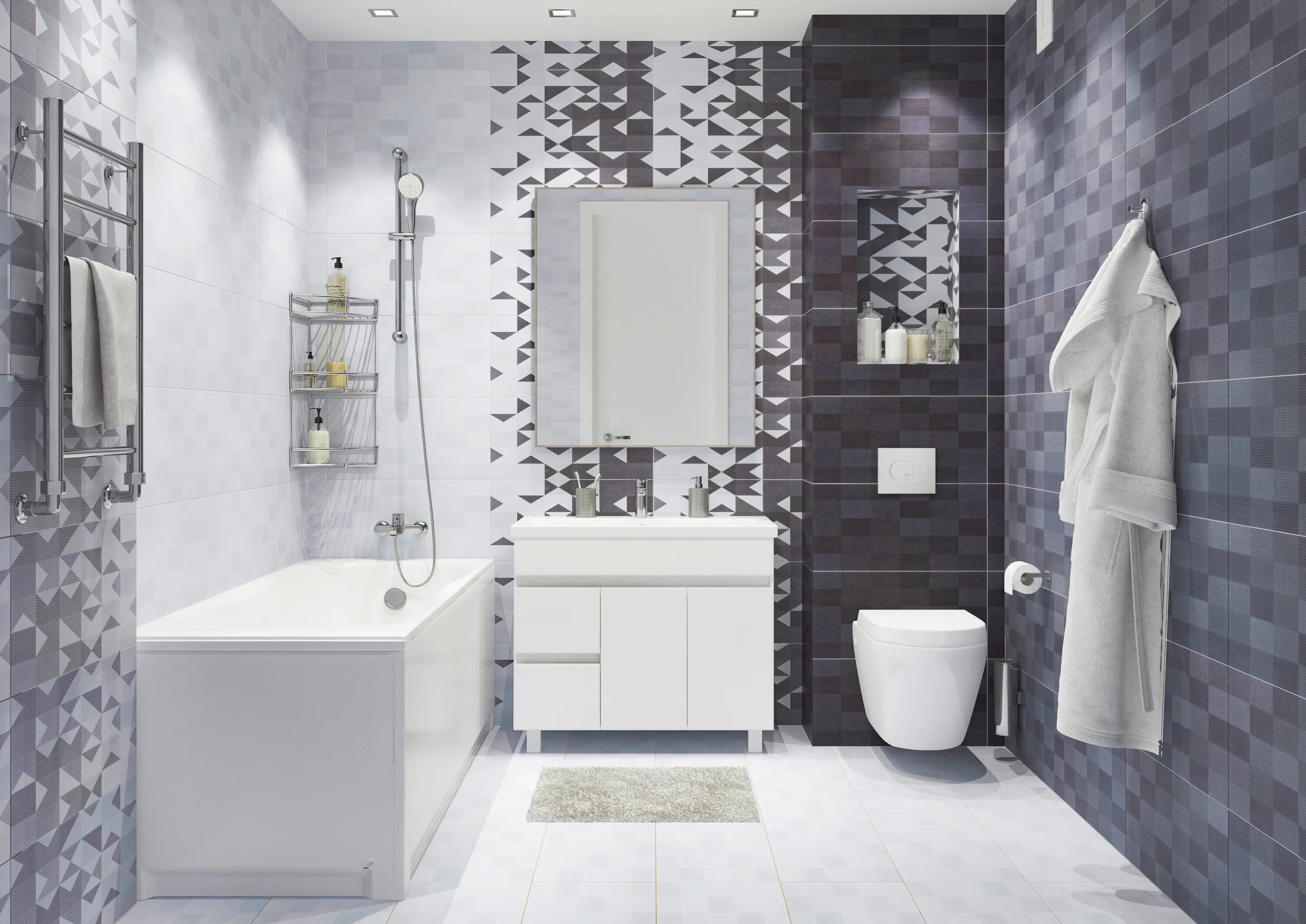 Плитка ванная леруа мерлен фото Унитаз подвесной Ideal Standard Tesi Aquablade - купить в Алматы по цене 73390 т