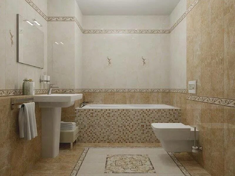 Плитка ванной керамика фото Коллекция Ceramica Classic Illyria - интернет-магазин Отделкино City