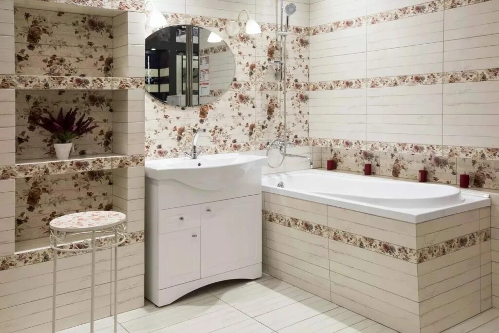 Плитка ванной комнаты каталог фото Коллекция Lasselsberger Ceramics ШЕББИ ШИК - интернет-магазин Отделкино City