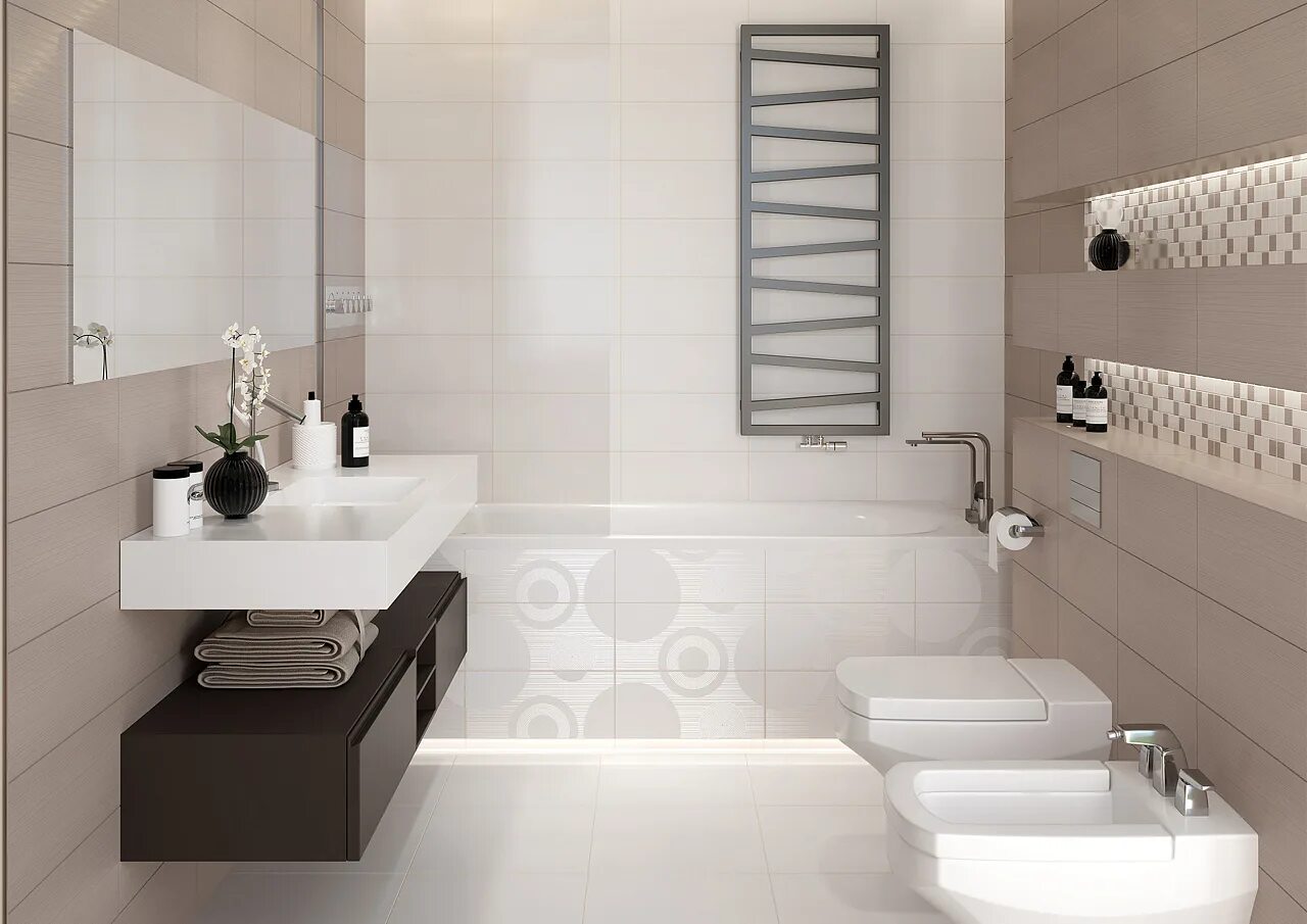 Плитка ванну фото купить Cersanit Tiffany белый TV1J051. Напольный бордюр 5x44 192 ₽/шт купить в Москве, 