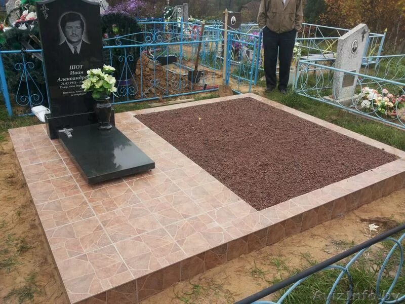 Плитка вокруг могилы фото Плитка облицовочная Мастерская "Камень памяти"
