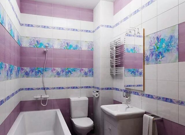 Плитка волгодонск каталог фото и цены Гарден синий с цветами B300D242 30x4.5 - Бордюр Муза-Керамика Garden голубой куп