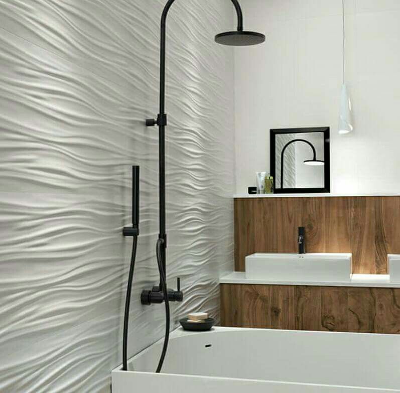 Плитка волна фото ванна Pin on САНВУЗОЛ BATHROOM Bathroom shower walls, Patterned bathroom tiles, Bathro