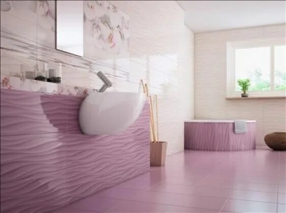 Плитка волна фото ванна Плитка Comby Lila 33x33 Wave - купить за 2317 рублей в интернет-магазине "Мир пл