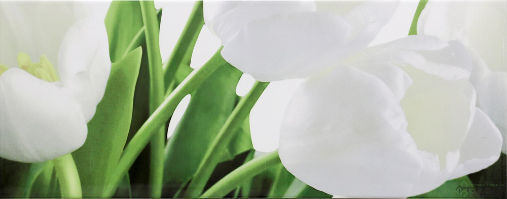 Плитка ялта фото Декор керамический Tulip 2W 20*50см (1.7м2/17шт) - купить по выгодной цене в Гро