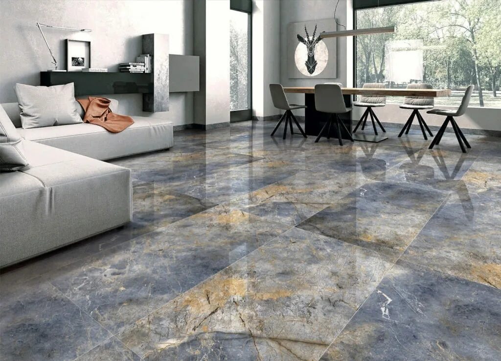 Плитки керамогранит для пола цена фото Jakarta Blue Carving 60x120 Primavera - Керамогранит CR210 Примавера Джакарта Бл