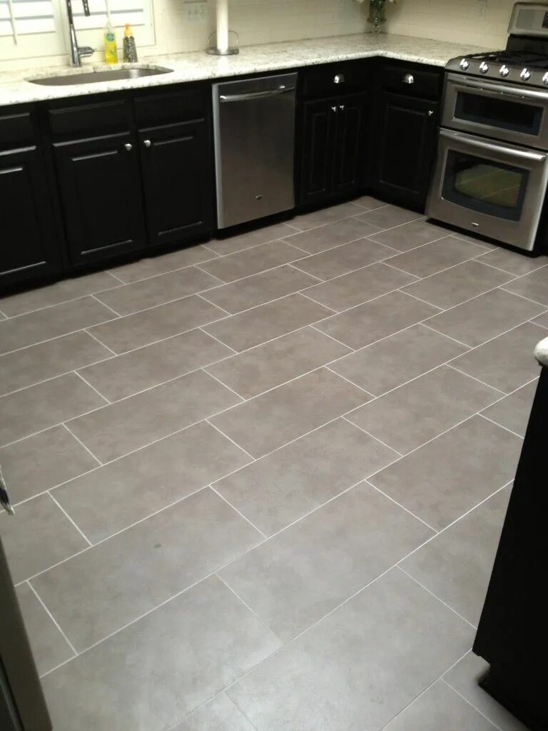 Плитки на кухню на пол фото цена Similar to our kitchen, should we run tile pattern the other direction? Tiled-Ki