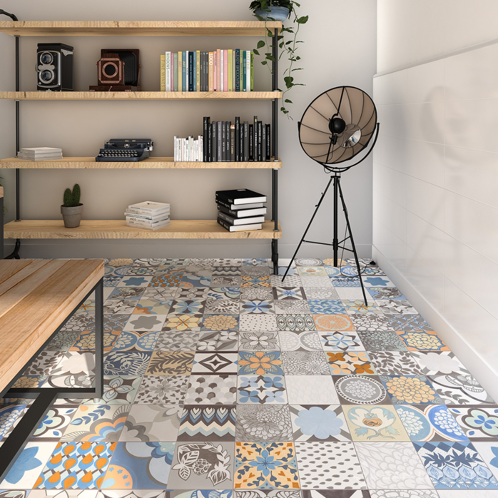 Плитки пэчворк фото Volta color - Ceramicos calcareos - Porcelanatos en 2020 Piso interiores, Colore