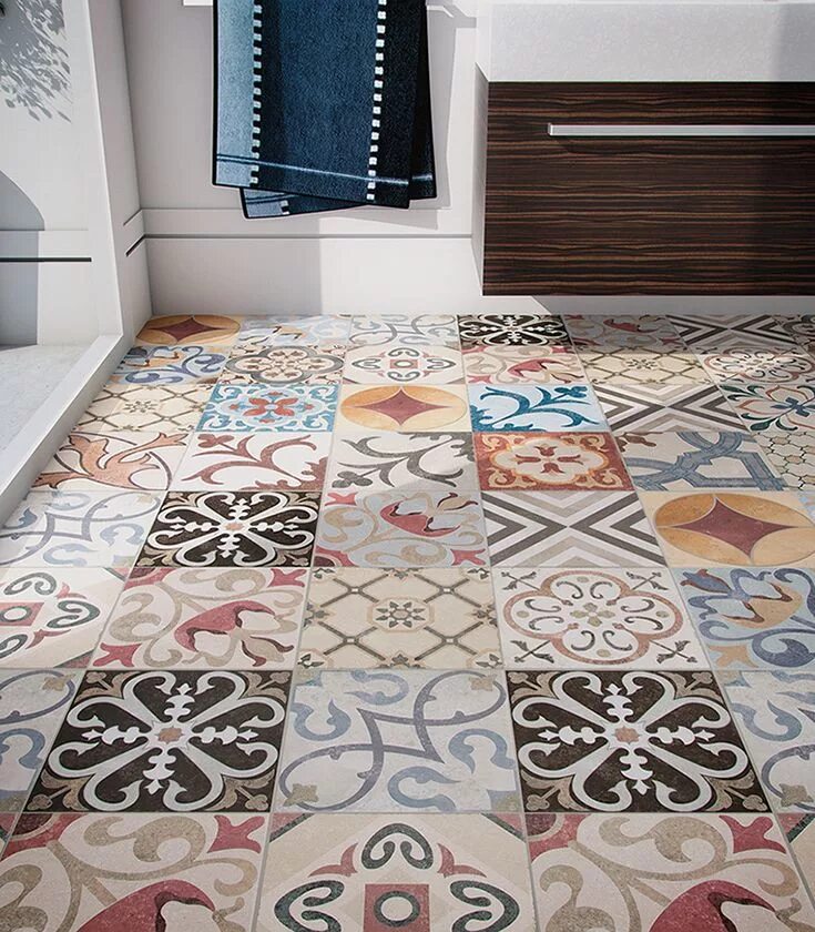Плитки пэчворк фото Ceusa Revestimentos Ceramicos Patchwork Ladrilho, Azulejos, Azulejos antigos