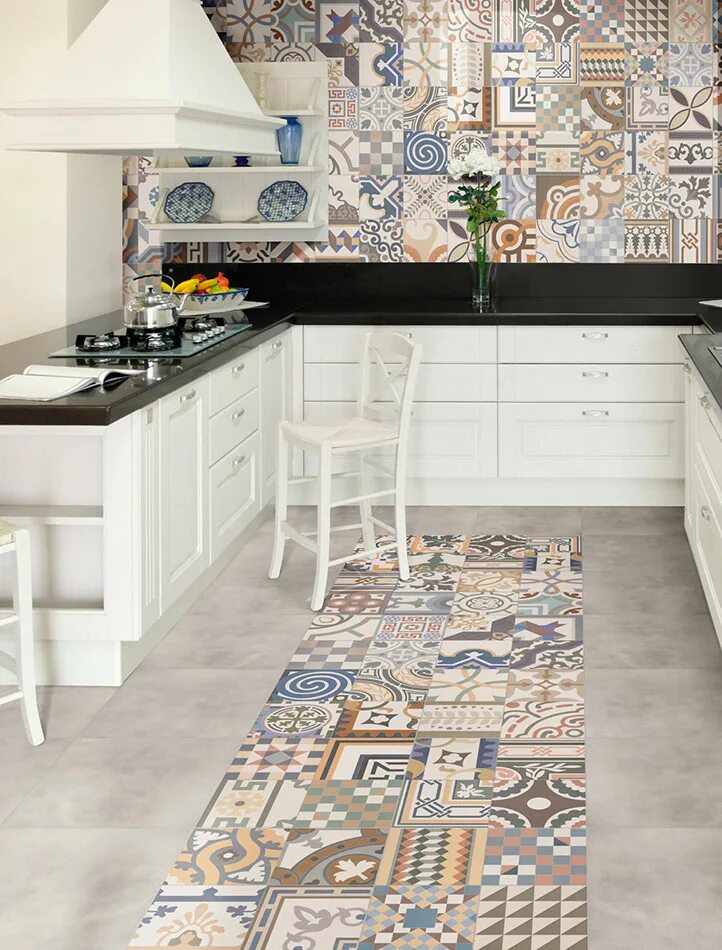 Плитки пэчворк фото КЕРАМОГРАНИТ REALONDA CERAMICA Patchwork - каталог с фото и ценами, купить REALO