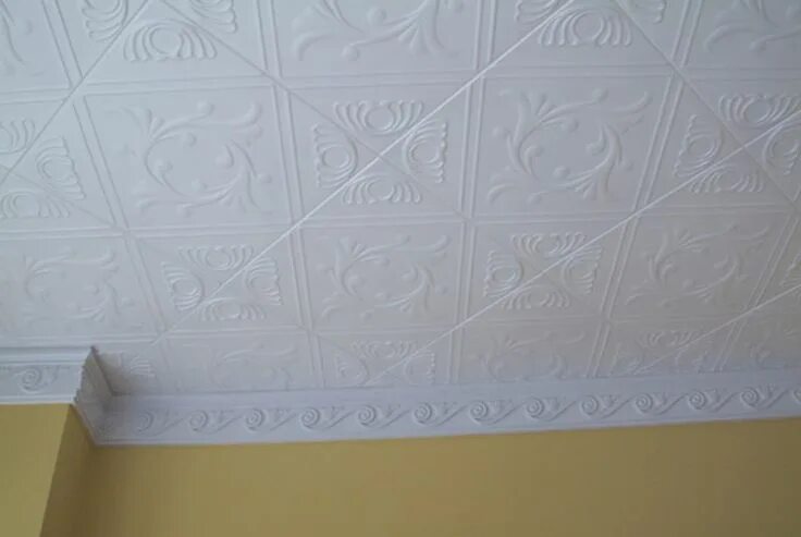 Плитки потолок пенопласта фото 20"x20" Anet White Tile Ceiling Tiles, Antique Ceilings- glue up ceiling tiles a
