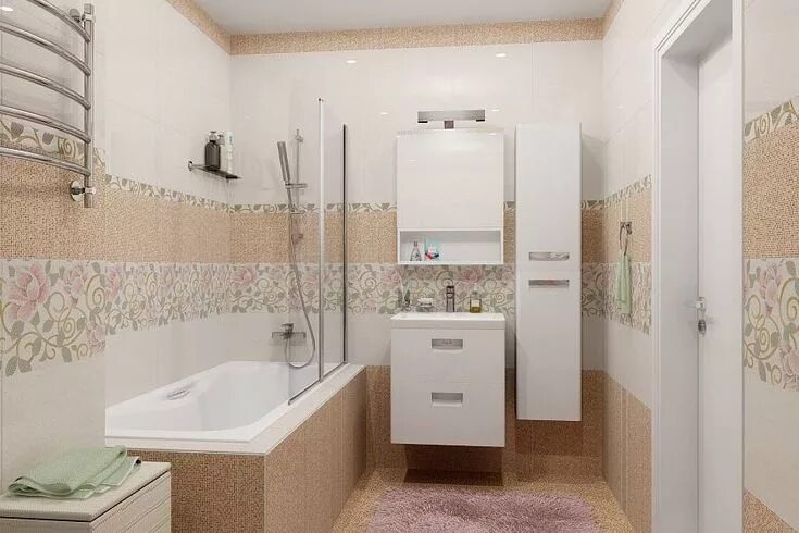 Плитки в ванную комнату фото леруа Pin von Каталог готовых решений auf Bella (Cersanit) Россия
