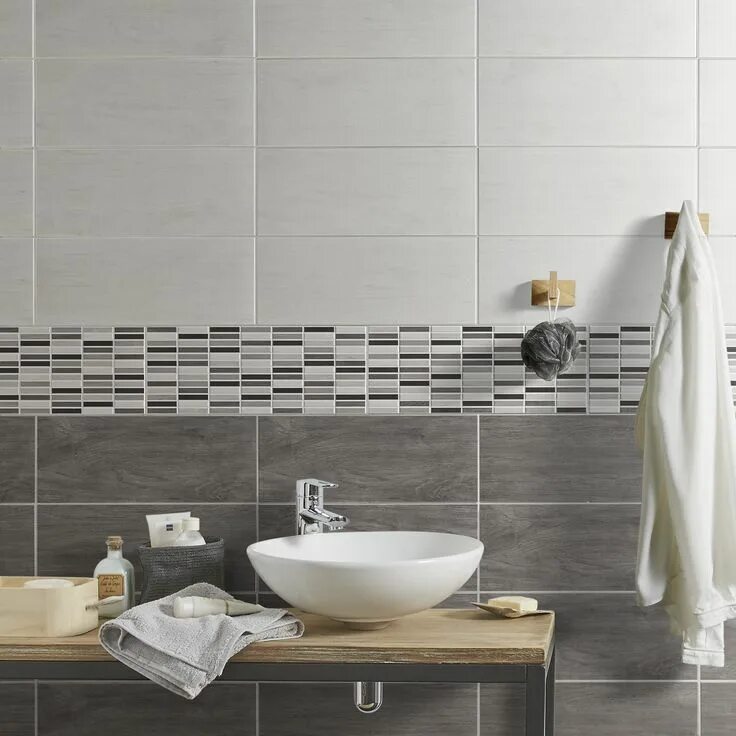 Плитки в ванную комнату фото леруа Leroymerlin salle de bain, Salle de bain design, Carrelage salle de bain