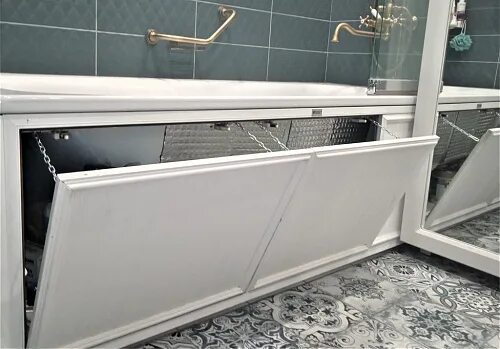 Плитку экран под ванной на магнит фото Экран под ванну Хаммер