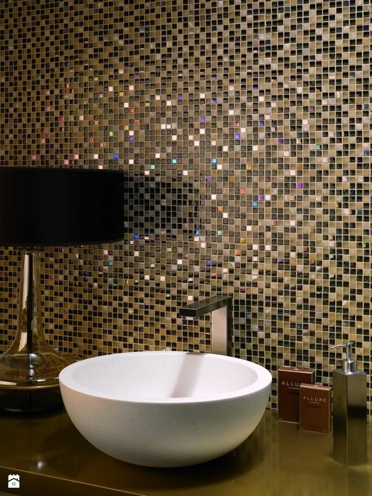 Плитку мозаика в ванной фото Łazienka, styl glamour - zdjęcie od Ceramica Promat Tile bathroom, Mosaic bathro