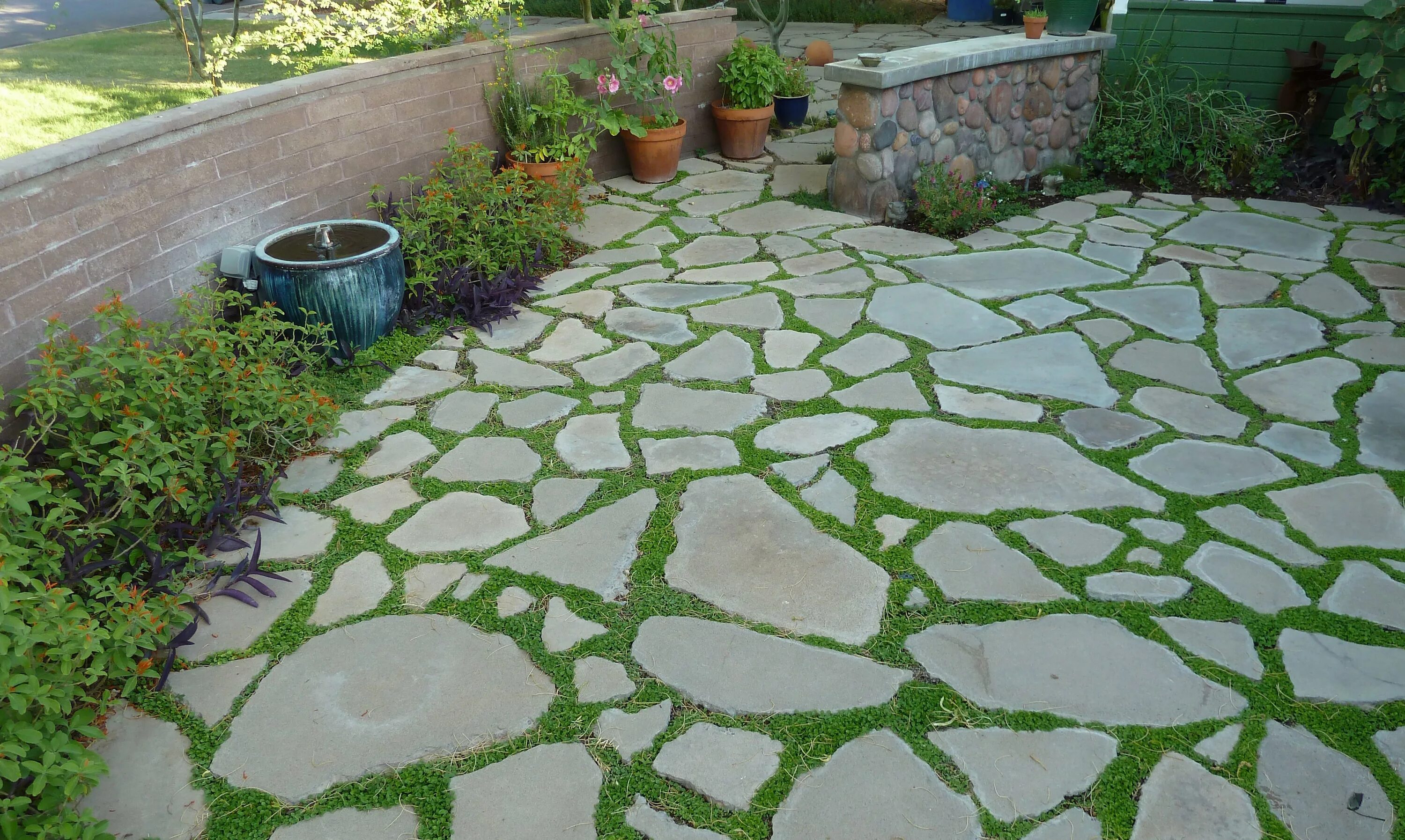 Плитняк на даче своими руками I want to do this in the Southwest side of my backyard and the area near my hous