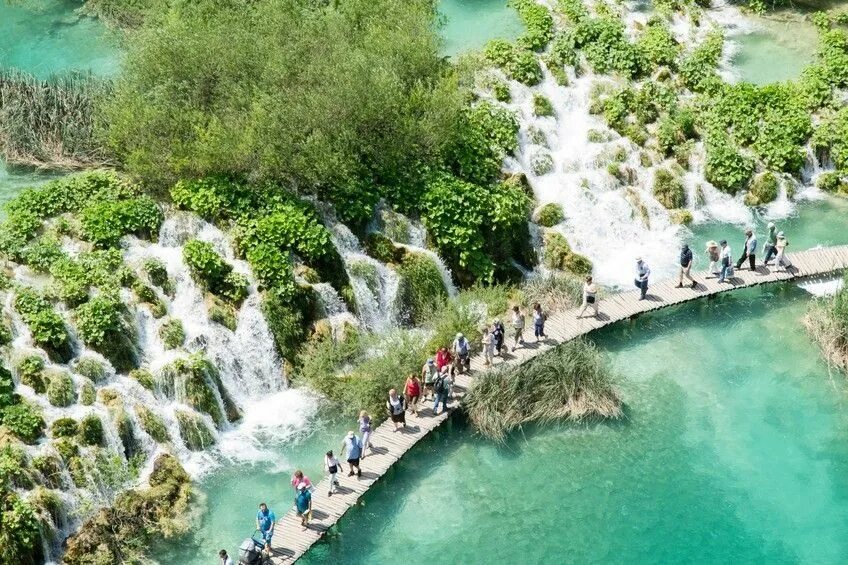 Плитвицкие озера хорватия фото Croatian national park warns tourists to stop taking 'dangerous selfies' Nature 
