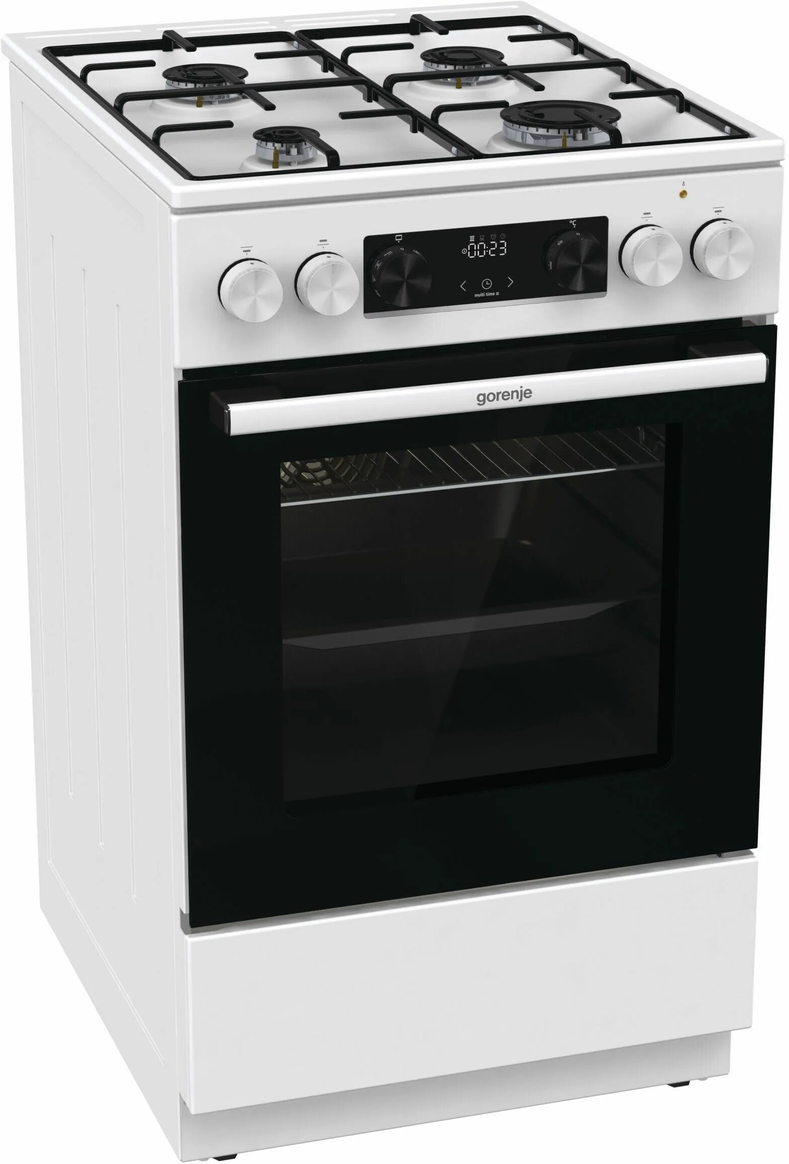 Плиты горение фото Плита газовая с электрической духовкой Gorenje GK5C60WJ белый - купить по выгодн